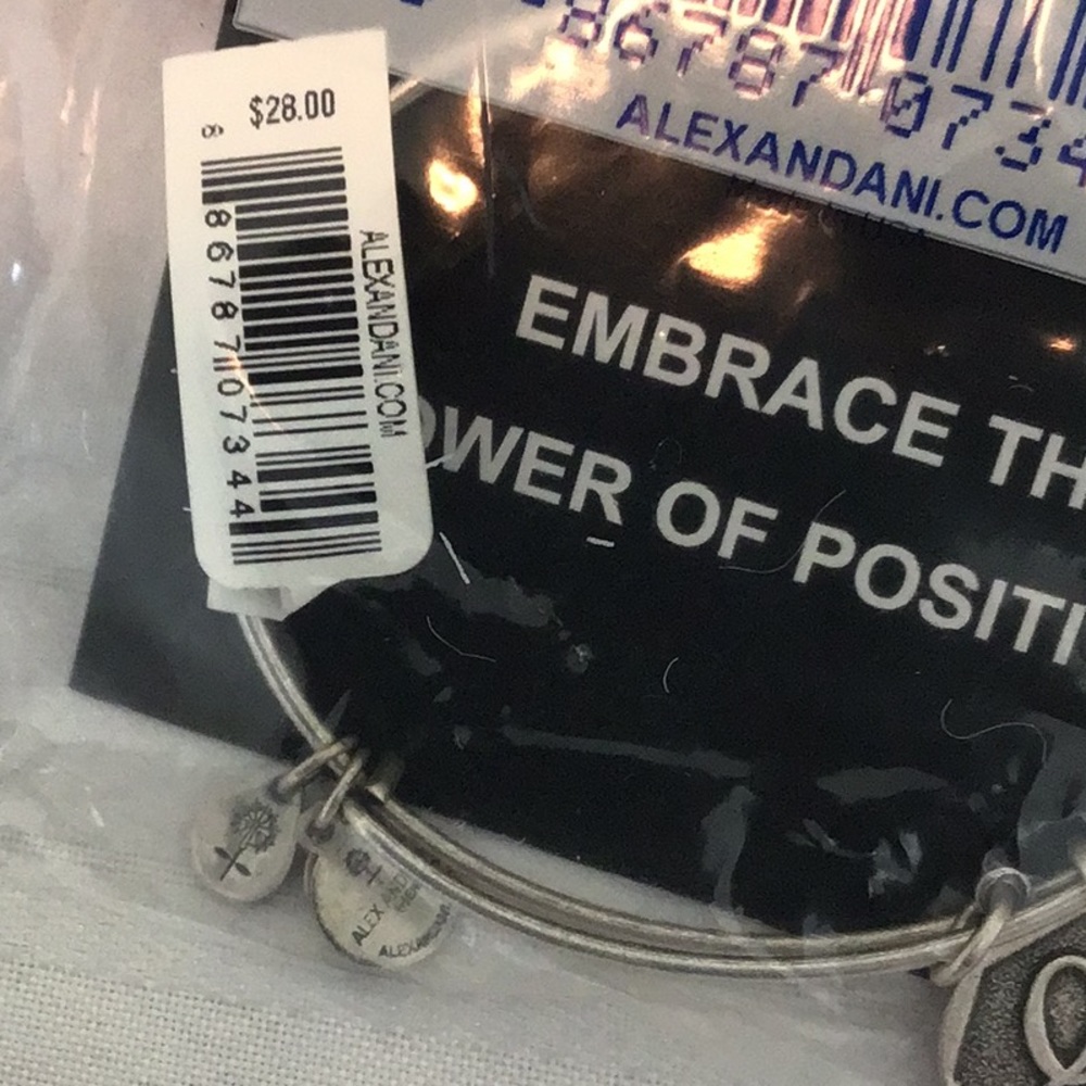 Alex and ani bracelet with (g) initial new made in America in box - Picture 3 of 3